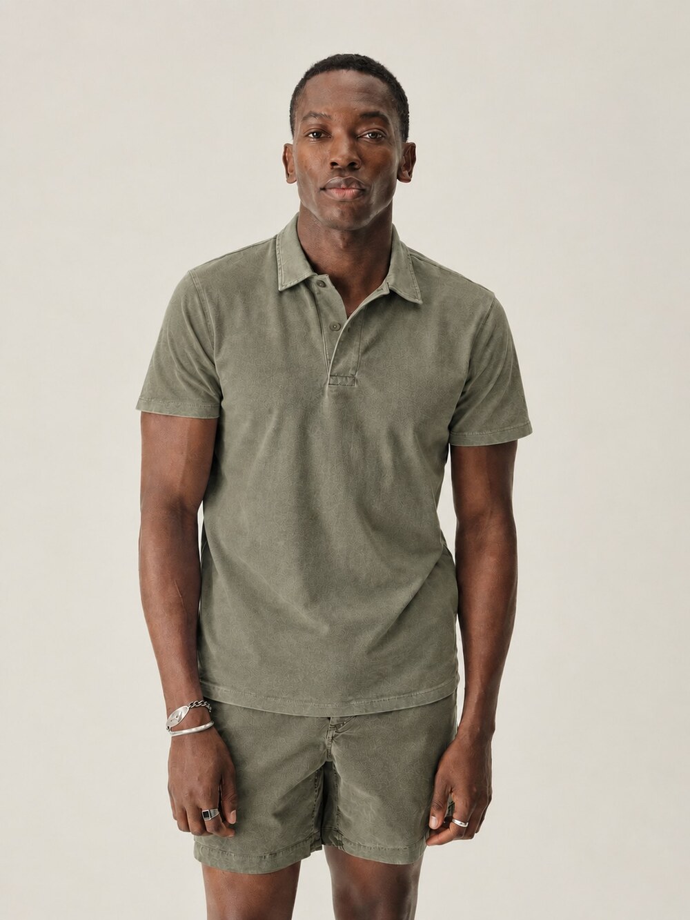 Buck Mason Men’s Sueded Cotton Polo Sage Venice Wash Sz Medium MSRP $68 NWI[DA1]
